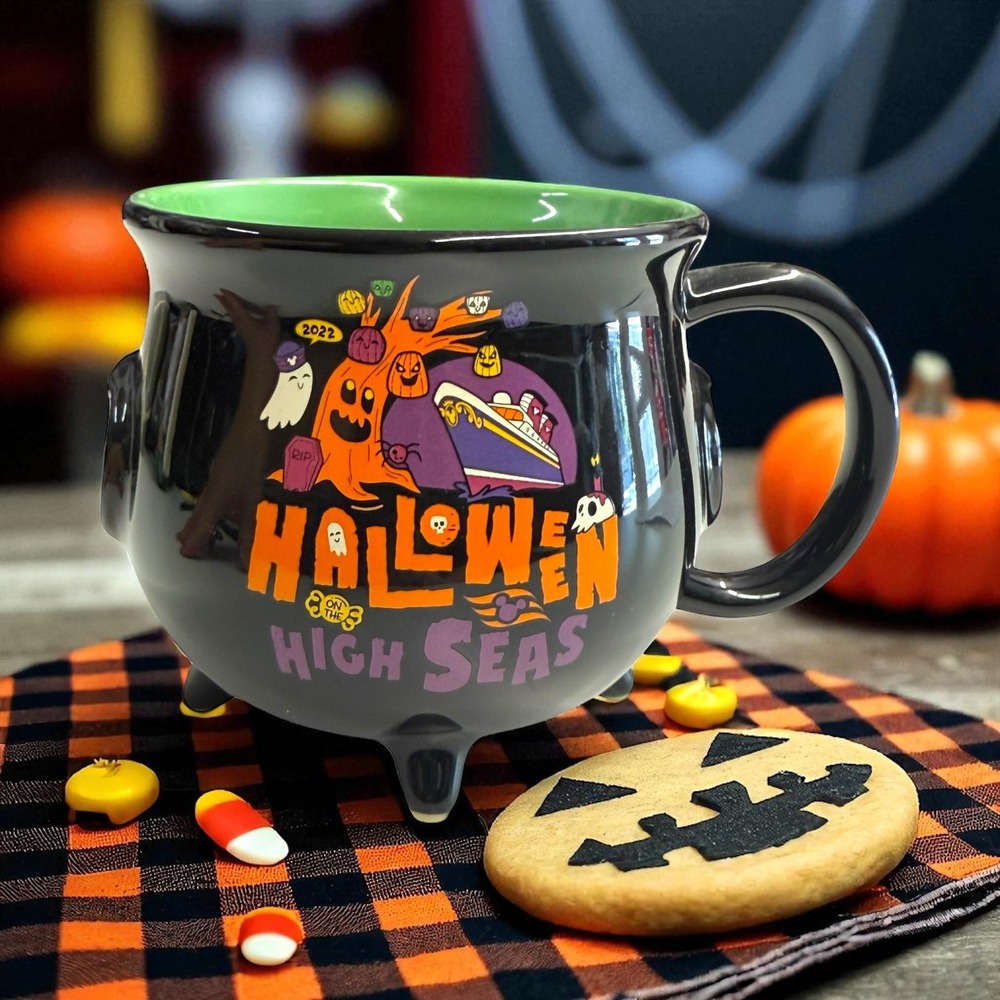 Disney 2022 Halloween High Seas Cauldron‎ Coffee Hot Chocolate Mug